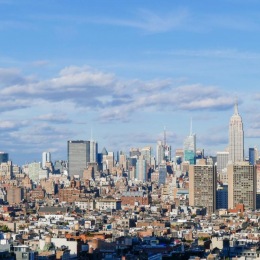 We're grateful to enter into another year with this spectacular view! ?️ ? . . . #88leonard #views #nyc #ny #lifestyle #luxury #luxurylifestyle #Manhattan #tribeca #nycrealestate #citylife #rosenyc a landscape of a city